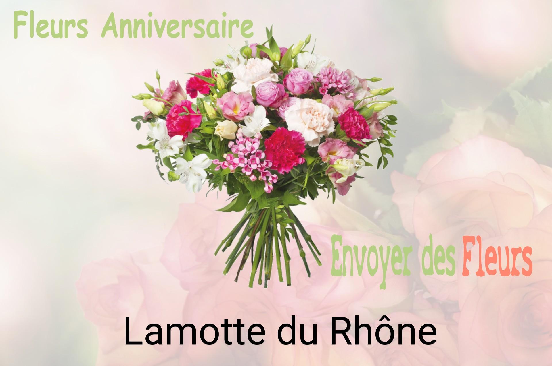 Bouquet de fleurs d’anniversaire livré à Lamotte-du-Rhône