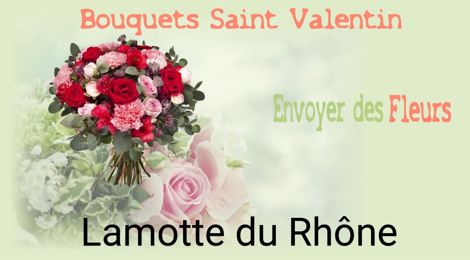 Roses de Saint-Valentin livrées à Lamotte-du-Rhône